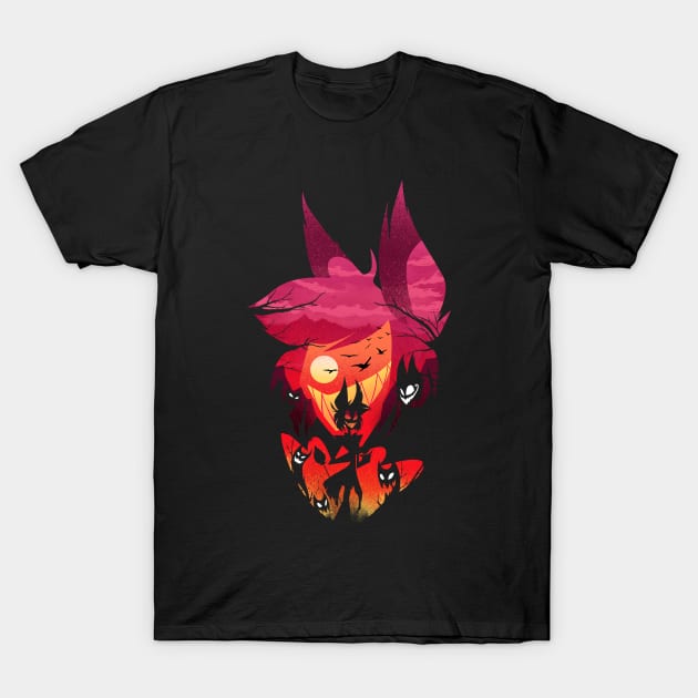 Alastor Sunset T-Shirt by DANDINGEROZZ